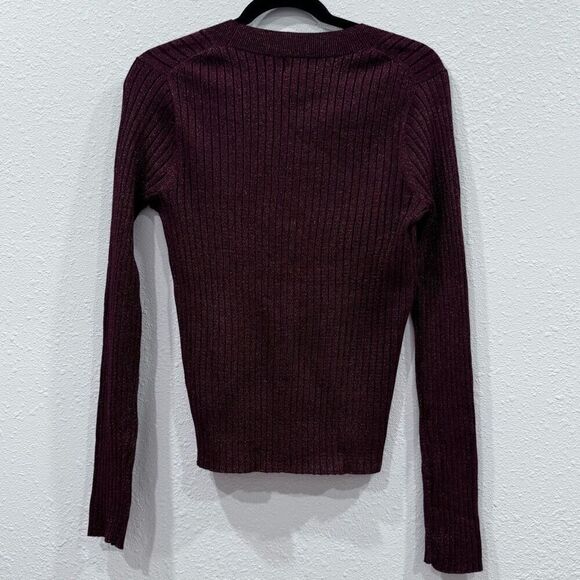 A new day long sleeve ribbed top size large - Picture 2 of 6